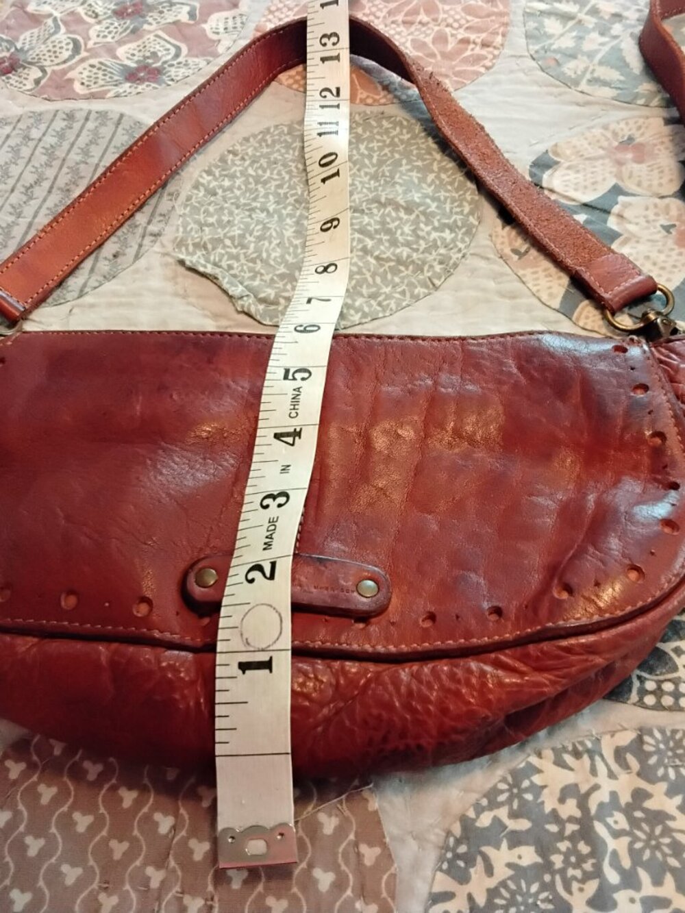 BED STU BROWN LEATHER SMALL CROSSBODY/PURSE - Picture 13 of 14